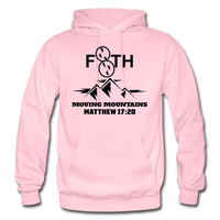 Moving Mountains Adult Hoodie - light pink