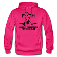 Moving Mountains Adult Hoodie - fuchsia