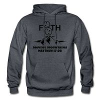 Moving Mountains Adult Hoodie - charcoal gray
