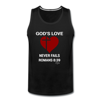 God's Love Men’s Premium Tank - black