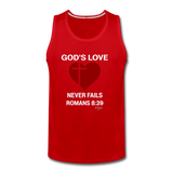 God's Love Men’s Premium Tank - red