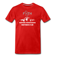 Moving Mountains Men's Premium T-Shirt - red