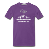Moving Mountains Men's Premium T-Shirt - purple
