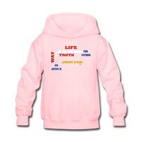 The Way. Thuth and life Kids' Hoodie - pink