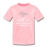 Moving Mountains Kids' Premium T-Shirt - pink