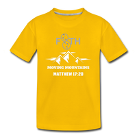 Moving Mountains Kids' Premium T-Shirt - sun yellow