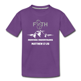 Moving Mountains Kids' Premium T-Shirt - purple