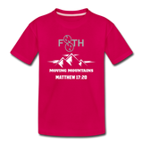 Moving Mountains Kids' Premium T-Shirt - dark pink