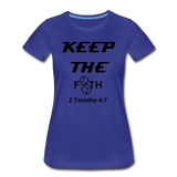 Keep The F8TH Women’s Premium T-Shirt - royal blue