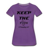 Keep The F8TH Women’s Premium T-Shirt - purple