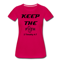 Keep The F8TH Women’s Premium T-Shirt - dark pink
