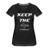 Keep The F8TH Women’s Premium T-Shirt (WL) - charcoal gray